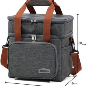 Sac isotherme double etage